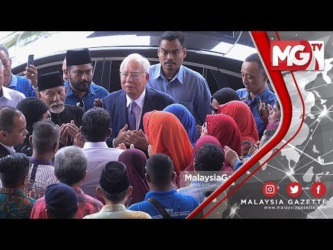 TERKINI : Najib Tenang dan Senyum Hadir di Mahkamah