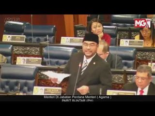 KECOH! Menteri Agama guna perkataan 'TAHI'