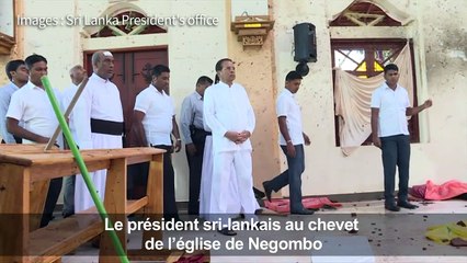 Sri Lanka: des images de surveillance montrent un suspect