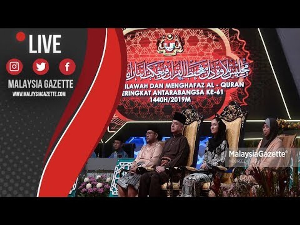 MGTV LIVE | Majlis Perasmian Penutupan Tilawah dan Menghafaz Al-Quran Peringkat Antarabangsa ke-61