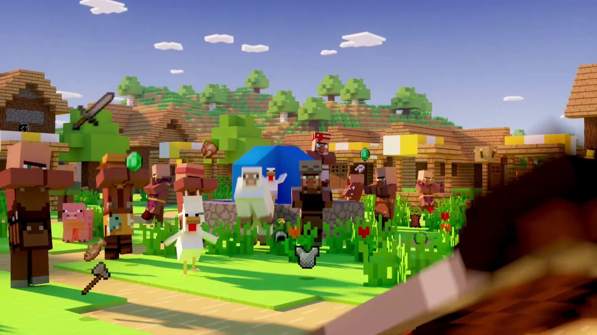 Minecraft Bande Annonce De La Mise A Jour Village Pillage Video Dailymotion