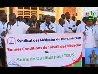 RTB - Le Syndicat des médecins du Burkina Faso interpelle le gouvernement pour la mise en œuvre de ses différents points de revendications