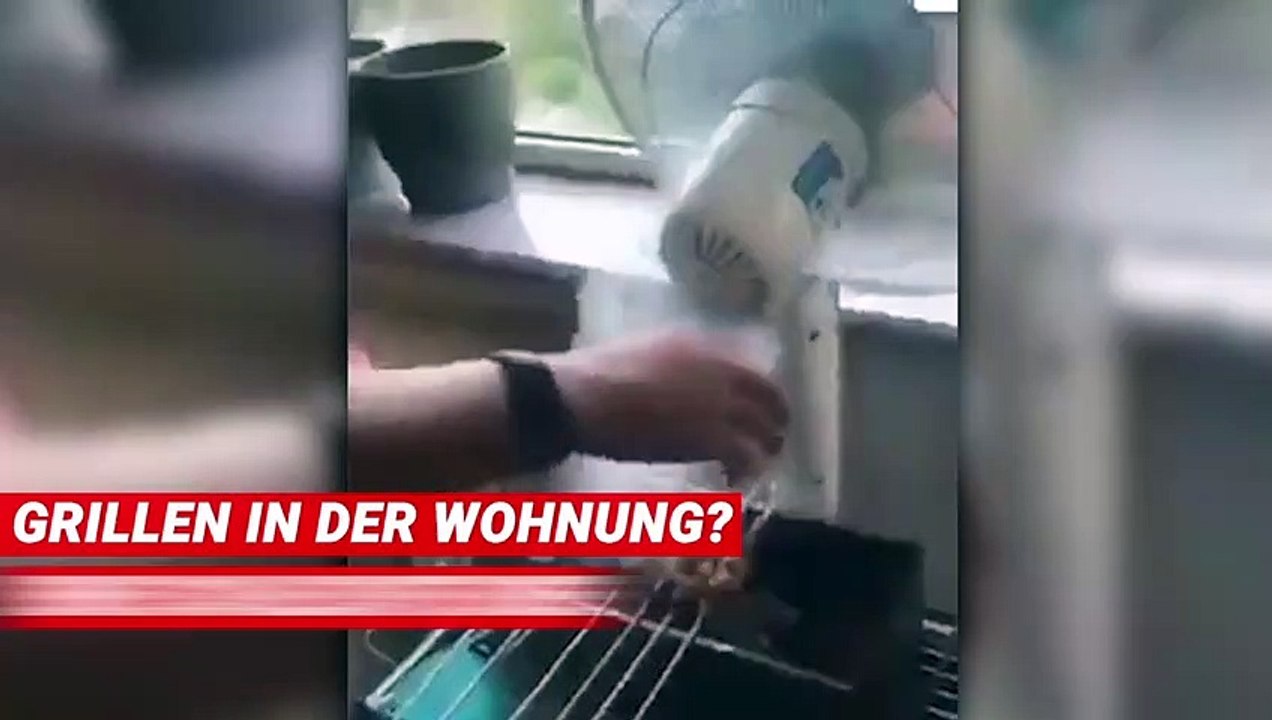 Grillen im Haus - Dank Ventilator