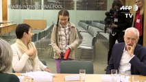 Climat: Greta Thunberg à Westminster pour des discussions