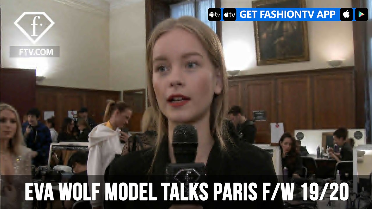 Eva Wolf Model Talks Instagram Paris F/W 19/20 | FashionTV | FTV