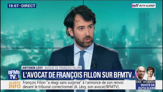 Avocat de François Fillon: On va naturellement plaider la relaxe sur les soupçons d'emplois fictifs