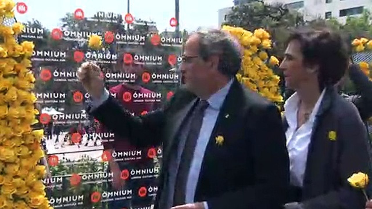 Torra recuerda en Sant Jordi a los políticos encarcelados