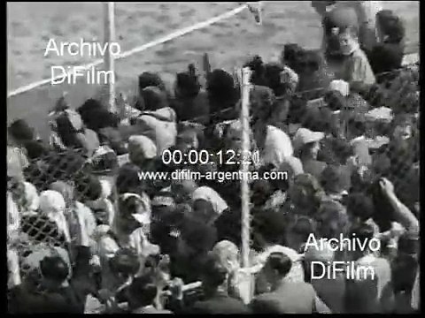 San Lorenzo vs River Plate - Primera Division 1954