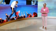 Ледокол Навального: оппозиционер провел предвыборную акцию. DW Новости (23.04.2019)
