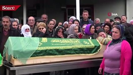 Tunceli'de bıçaklanarak öldürülen anne ve oğlu son yolculuğuna uğurlandı