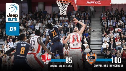 Jeep® ÉLITE : Bourg-en-Bresse vs Gravelines-Dunkerque (J29)