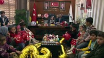 AK Parti Şanlıurfa İl Başkanı Yıldız, koltuğunu çocuklara devretti