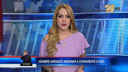 Hombre amenazó con asesinar a conviviente e hija