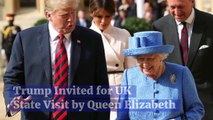 Trump Invited for UK State Visit by Queen Elizabeth