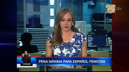Sentencia de 34 años y 8 meses de prisión a español que asesinó a su pareja en la provincia de Pichincha