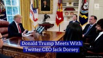 Donald Trump Meets With Twitter CEO Jack Dorsey