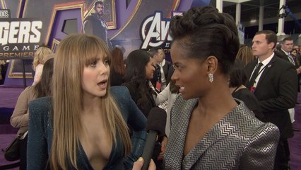 ‘Avengers: Endgame’ Premiere: Scarlet Witch-Elizabeth Olsen And Shuri-Letitia Wright