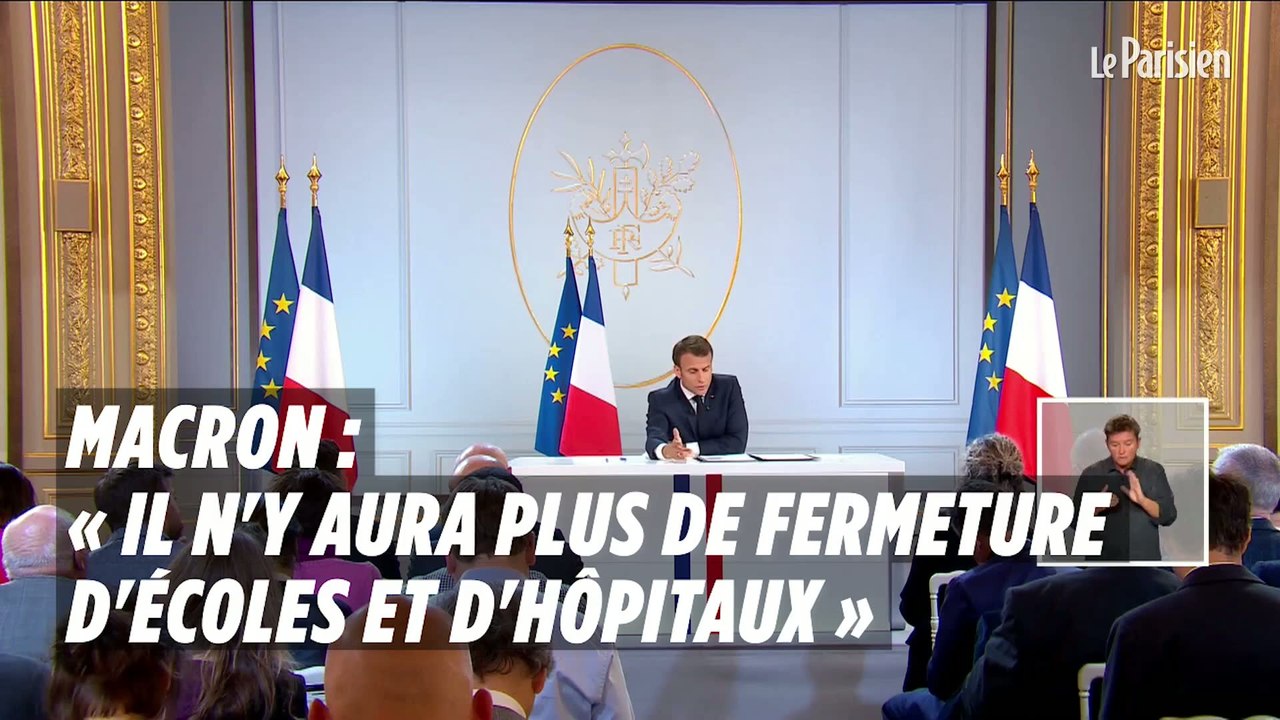 Macron : "Il n'y aura plus de fermetures d'hôpitaux"