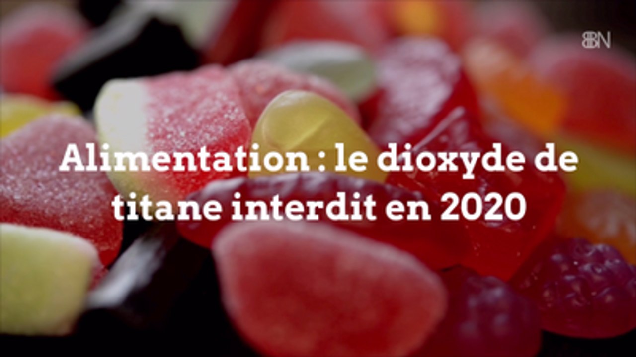 Alimentation: le dioxyde de titane interdit en 2020