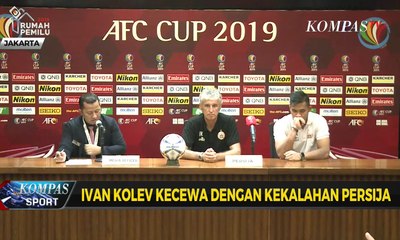 Ivan Kolev Kecewa dengan Kekalahan Persija