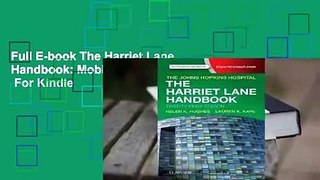 Full E-book The Harriet Lane Handbook: Mobile Medicine Series  For Kindle