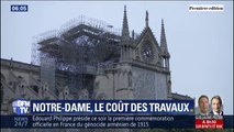 La reconstruction de Notre-Dame pourrait coûter jusqu'à 600 millions d'euros, selon notre première estimation