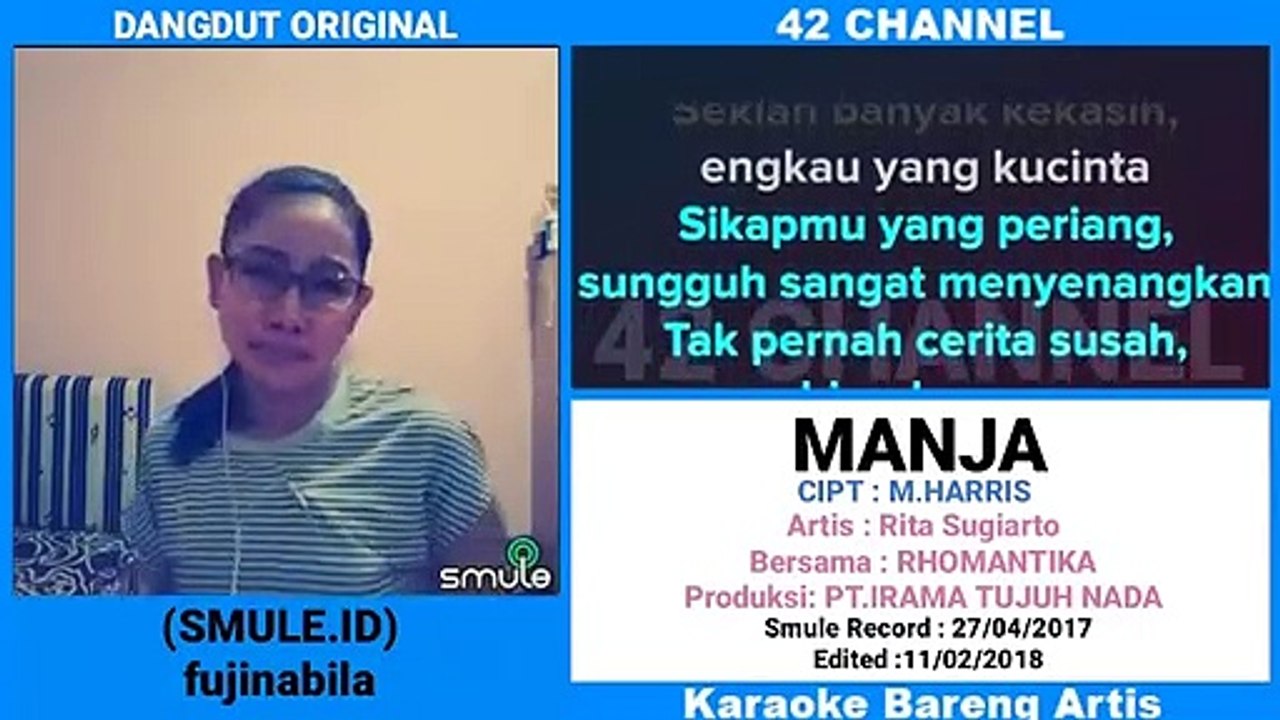 MANJA - KARAOKE BARENG ARTIS