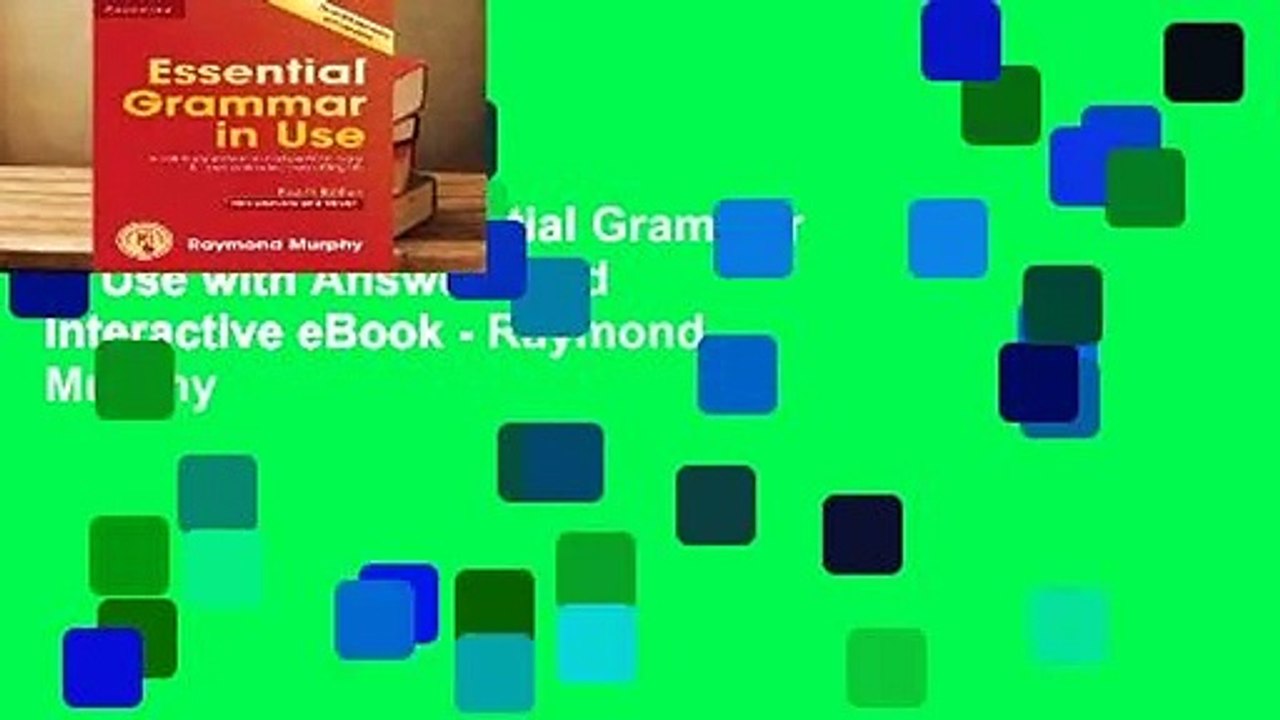 Best product  Essential Grammar in Use with Answers and Interactive eBook - Raymond Murphy