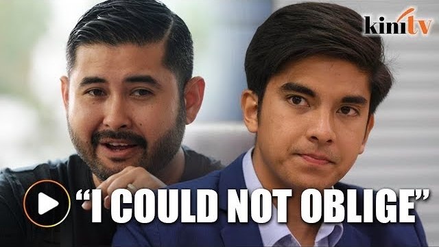 Syed Saddiq reveals how TMJ made him 'uncomfortable'