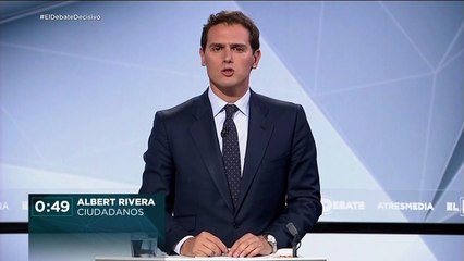 Debate a 4 Atresmedia: Minuto final Albert Rivera