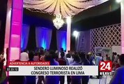 Sendero Luminoso realizó congreso terrorista en Lima