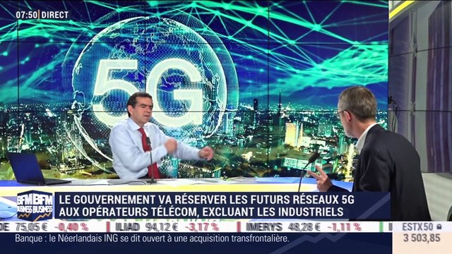 Le gouvernement va réserver les futurs réseaux 5G aux opérateurs télécoms, excluant les industriels - 24/04