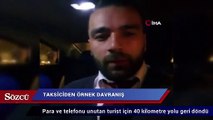 Taksiciden örnek davranış