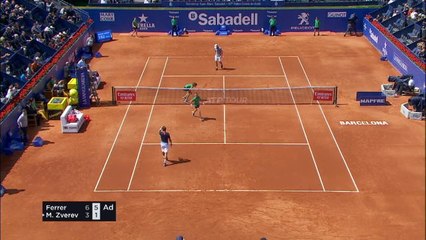 Barcelone - Ferrer entame son jubilé en dominant Zverev