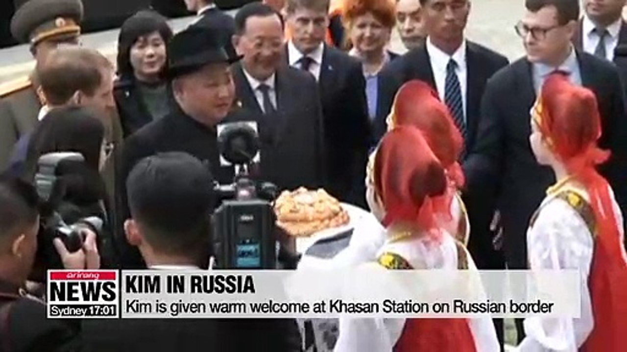 Kim Jong-un's armored train crosses North Korea-Russia border in the morning