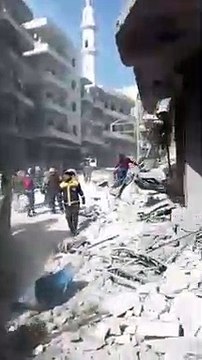 قتلى وجرحى بانفجار في مدينة جسر الشفور غريي إدلب (فيديو)