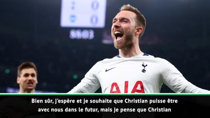 Tottenham - Pochettino sur Eriksen : "Je souhaite qu'il soit toujours avec nous dans le futur"
