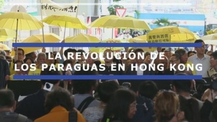 Penas de hasta 16 meses de cárcel para líderes de Revolución de los Paraguas