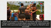 Survivor'da büyük kavga kanlı bitti Acun Ilıcalı Yusuf ve Hikmet'i diskalifiye...