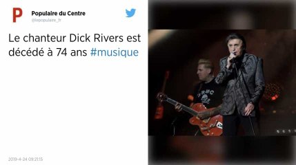 Le chanteur Dick Rivers est décédé à l’âge de 74 ans