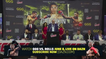 GENNADY GOLOVKIN v STEVE ROLLS - *FULL & UNCUT* PRESS CONFERENCE / JUNE 8th @ MSG, NEW YORK