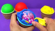 Play Doh Ice Cream Cups LOL Cars Surprise Toys Giant Pj Masks Kinder Surprise Eggs