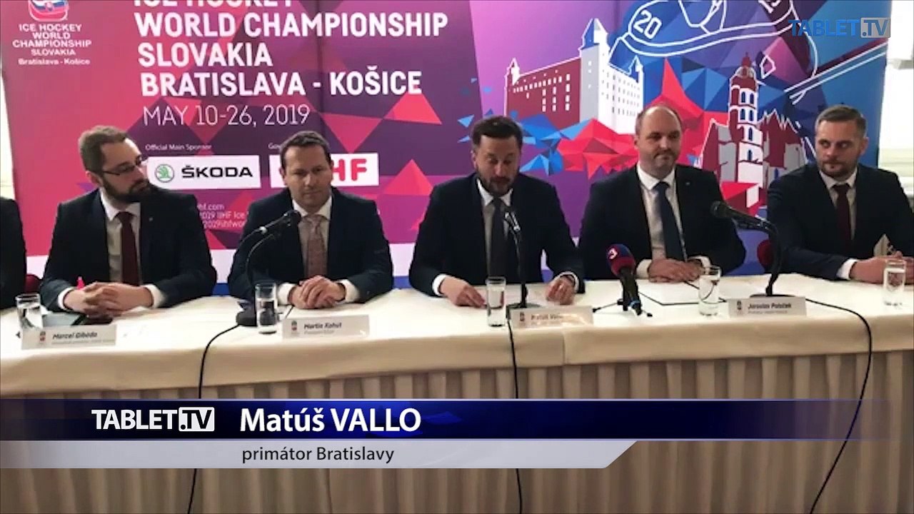 ZÁZNAM: TK Organizačného výboru 2019 IIHF majstrovstiev sveta v ľadovom hokeji
