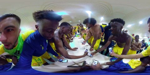 Vidéo 360° : la joie du vestiaire