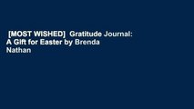 [MOST WISHED]  Gratitude Journal: A Gift for Easter by Brenda Nathan