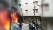 İstanbul- Bahçelievler'de Koltuk Döşeme Atölyesi Alev Alev Yandı