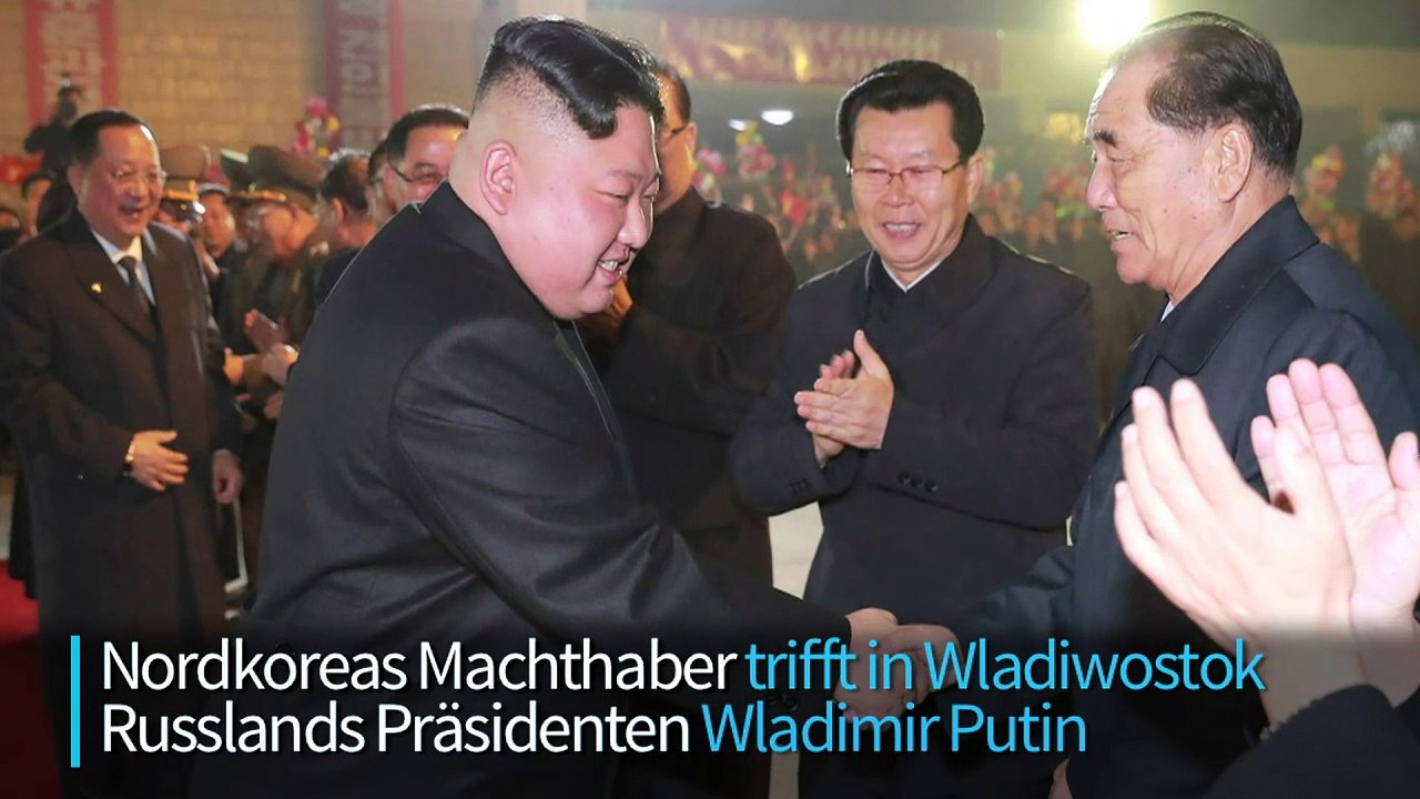 Sonderzug aus pjöngang: kim zu putin aufgebrochen