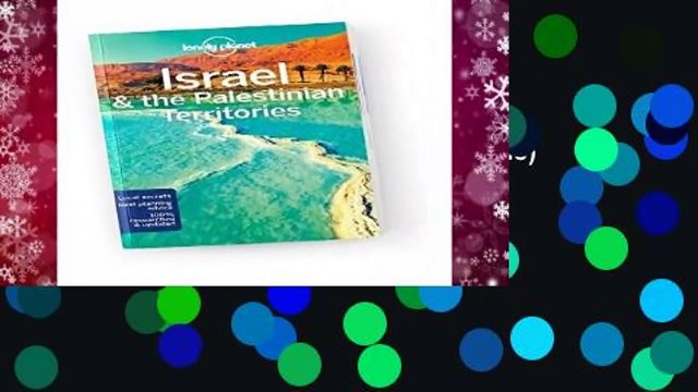[GIFT IDEAS] Lonely Planet Israel the Palestinian Territories (Travel Guide) by Lonely Planet