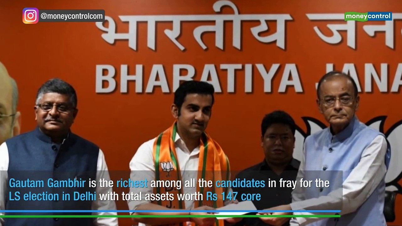 Gautam Gambhir richest among Lok Sabha candidates in Delhi