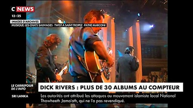 Décès de Dick Rivers: Plongez en images dans la carrière du rockeur français qui vient de disparaitre à l'âge de 74 ans - VIDEO